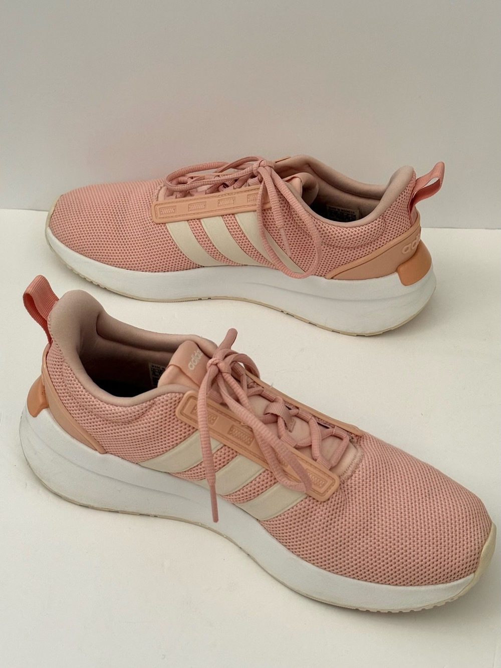 Adidas Cloudfoam Super Pink Knit Sneakers Women’s Size 9